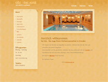 Tablet Screenshot of goez-wellness-dd.de